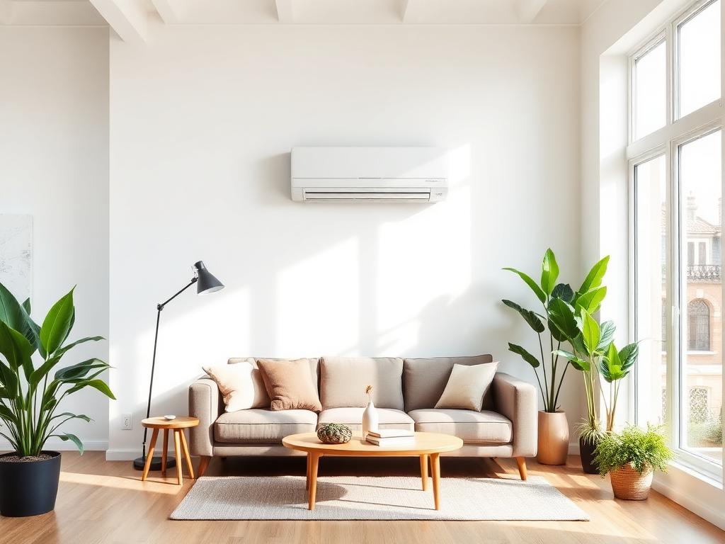 Airco in woonkamer